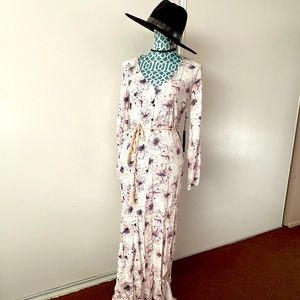 Forever21 Bohemian long sleeve Flower Dress